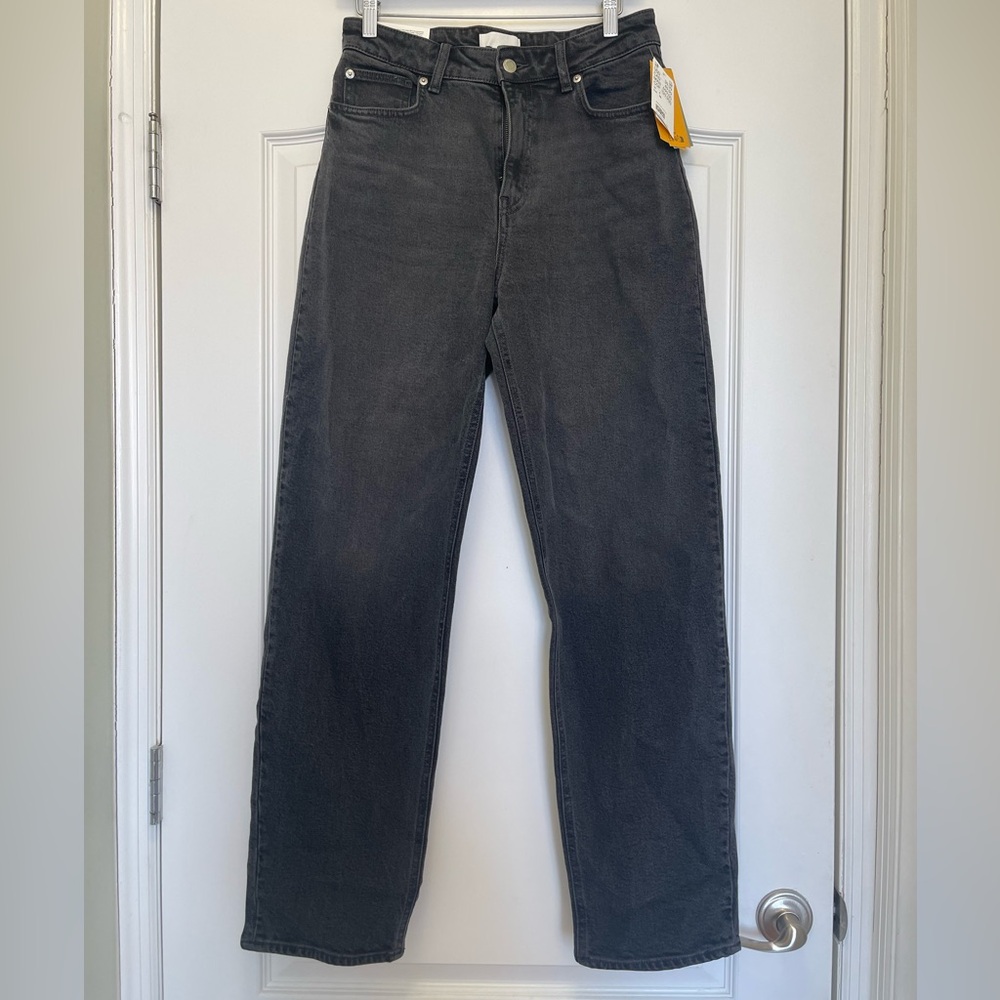 H&M Women's High Rise Black Jeans